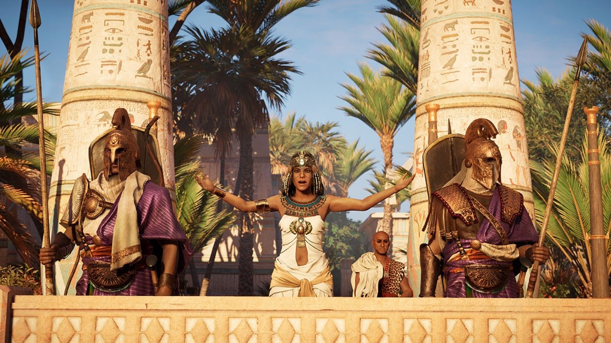 Cleopatra en Assassin's Creed Origins.