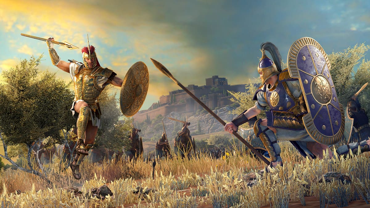 Aquiles y Héctor en Troy: A Total War Saga.