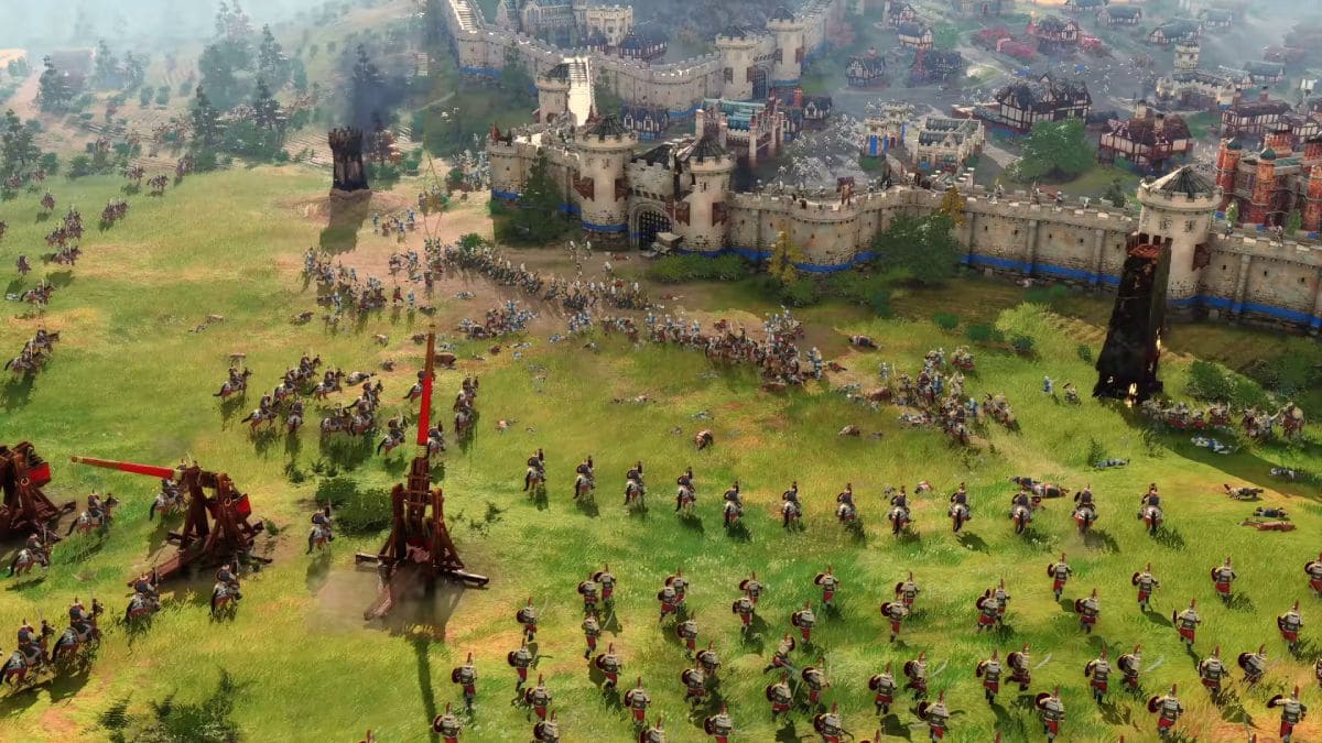 Batalla en Age of Empires IV.
