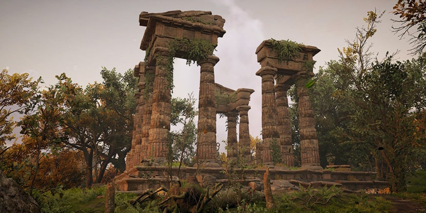 Ruinas romanas en Assassin's Creed Valhalla.