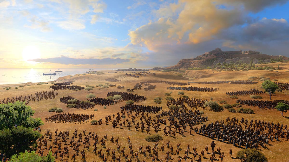 Batalla en Total War Saga: Troy