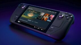 Consola Steam Deck de Valve.