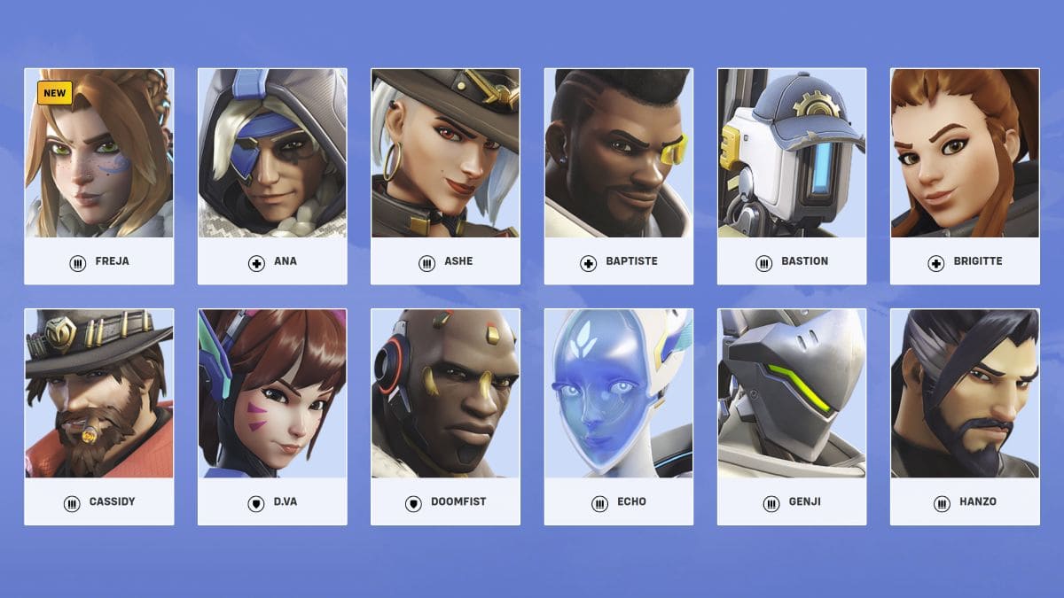 Héroes de Overwatch 2.