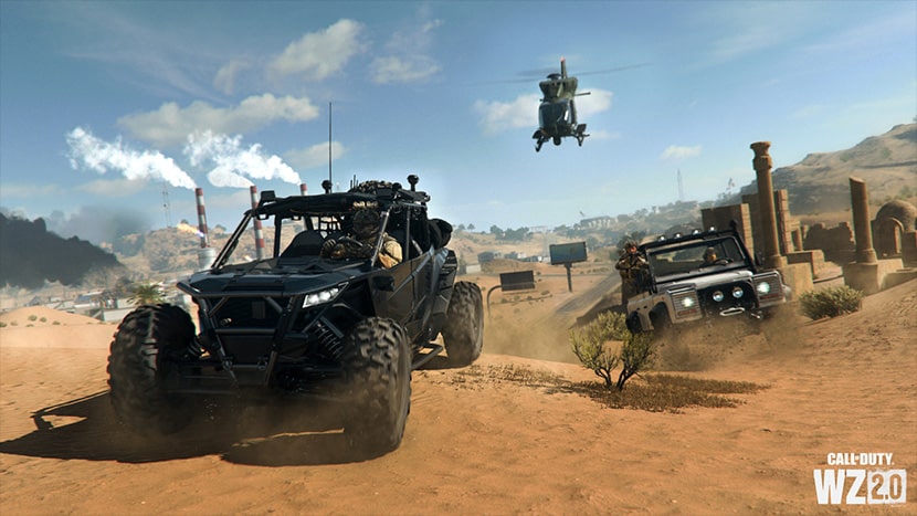 Vehículos de Call of Duty: Warzone 2.