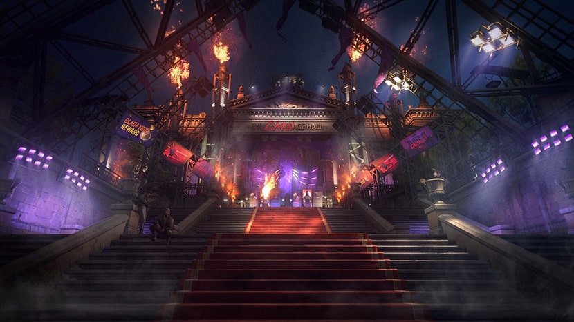 El Carnage Hall, principal escenario de la expansión Bloody Ties de Dying Light 2: Stay Human.