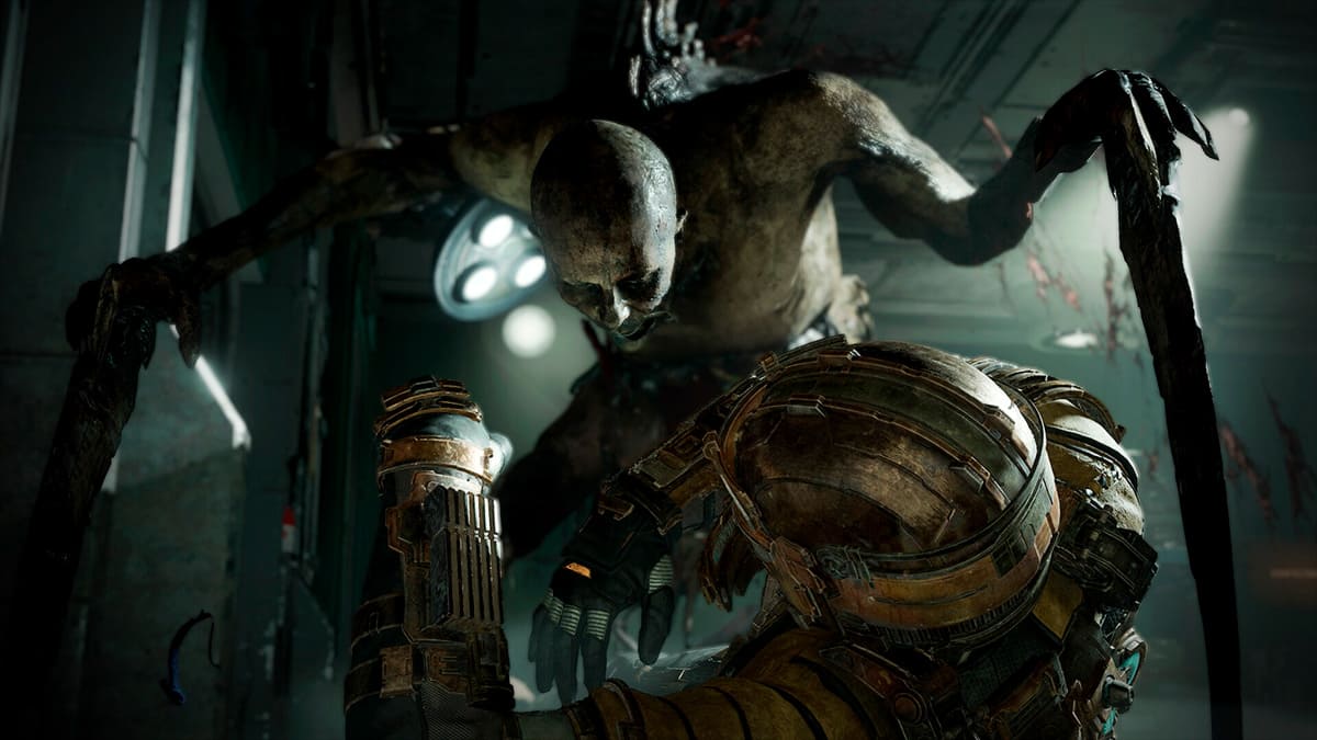 Necromorfo en el remake de Dead Space de 2023.