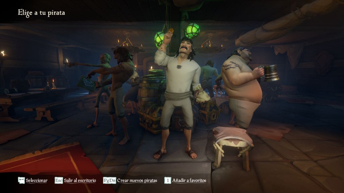 Creador de personaje de Sea of Thieves.