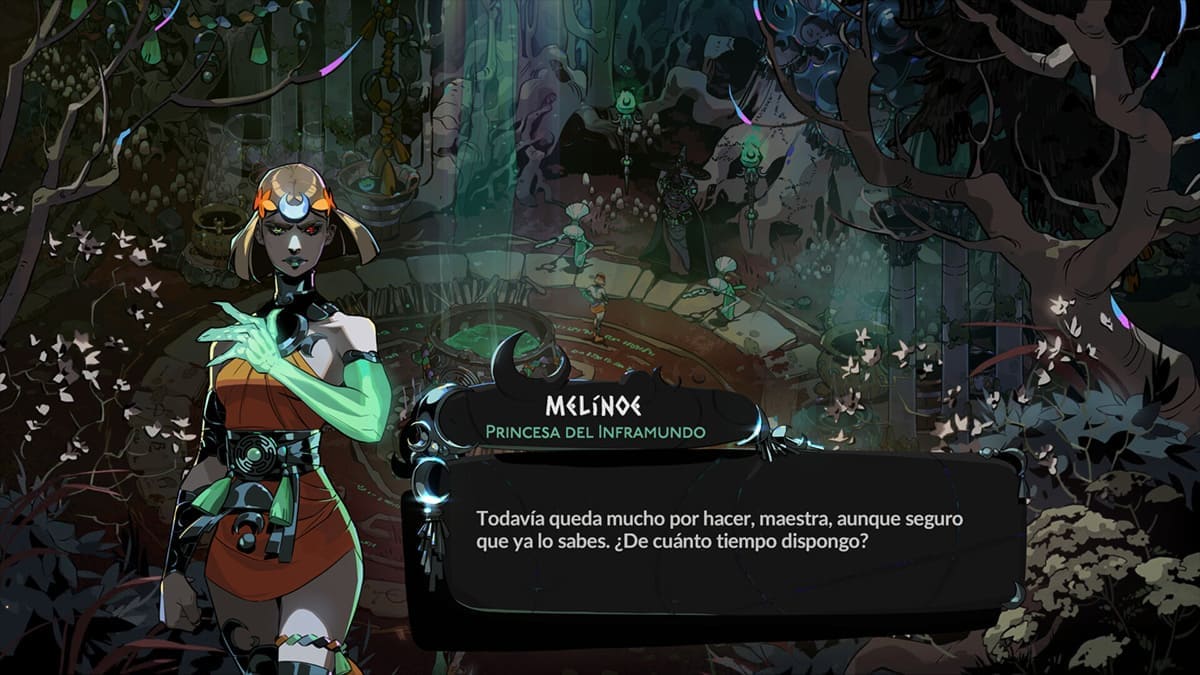 Melinoë, protagonista del videojuego Hades 2