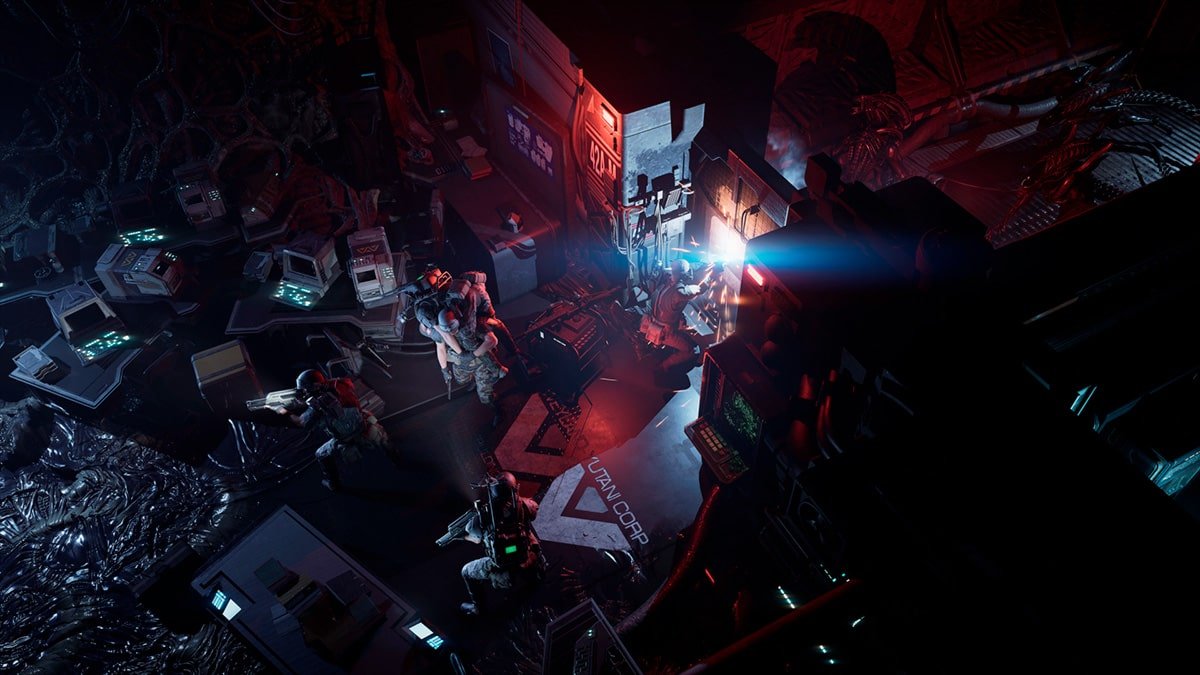 Captura de pantalla de Aliens: Dark Descent.