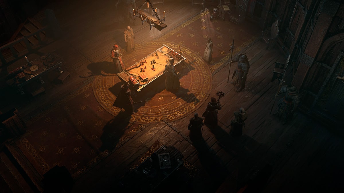 Muestra de la iluminación en el videojuego Diablo IV.