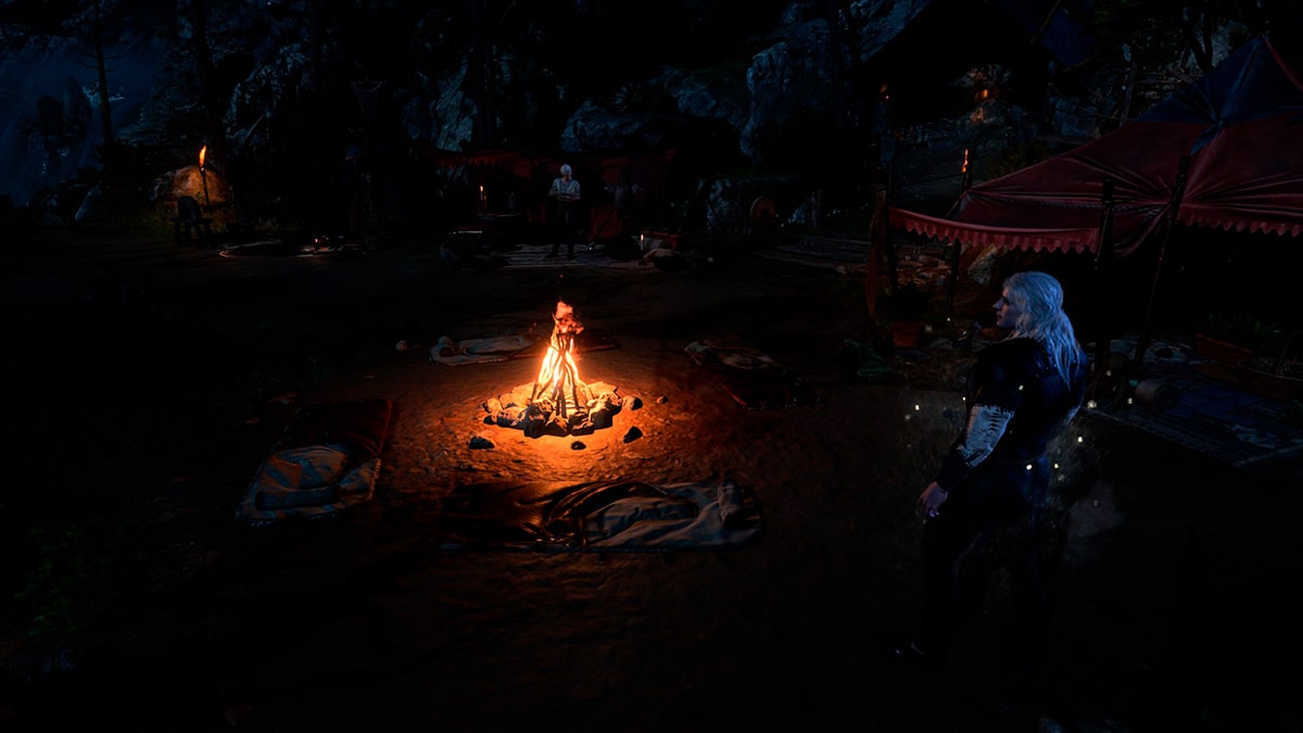 Campamento en Baldur's Gate III.