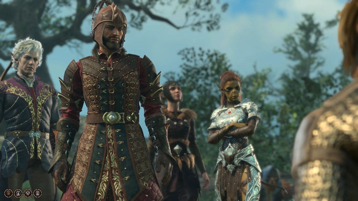 Parte del equipo de protagonistas de Baldur's Gate III