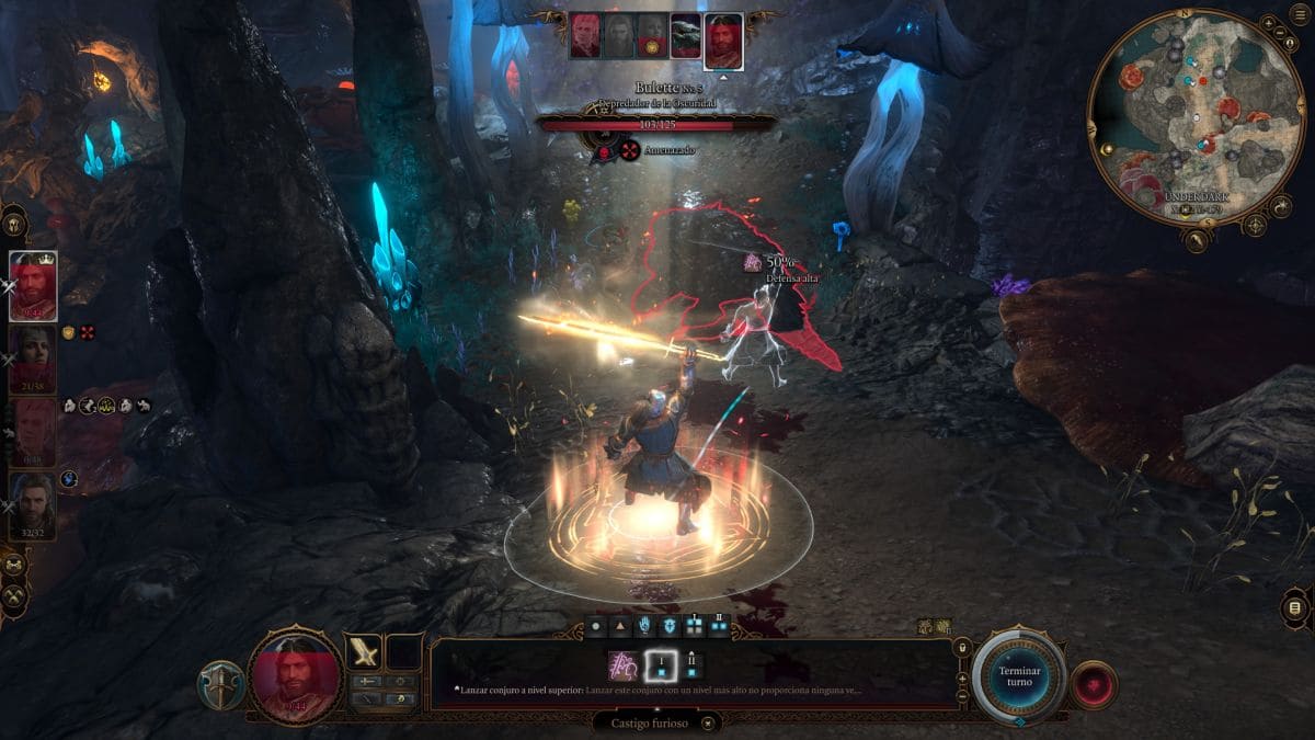 Combate contra el jefe Boulette en Baldur's Gate III