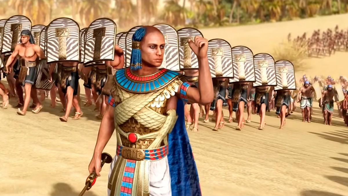 Ramsés en Total War: Pharaoh.