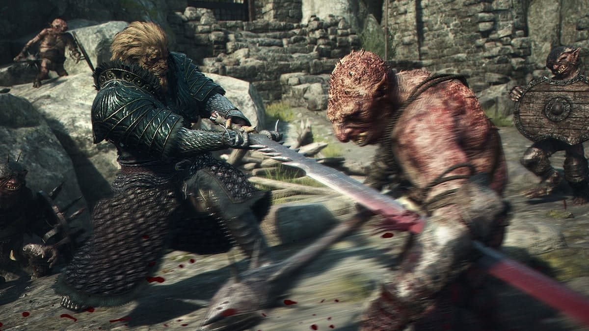 Combate en Dragon's Dogma II.