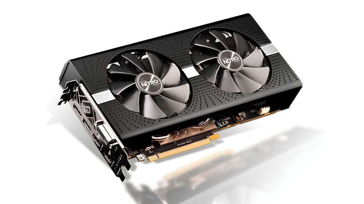 Tarjeta gráfica AMD Radeon RX 580.
