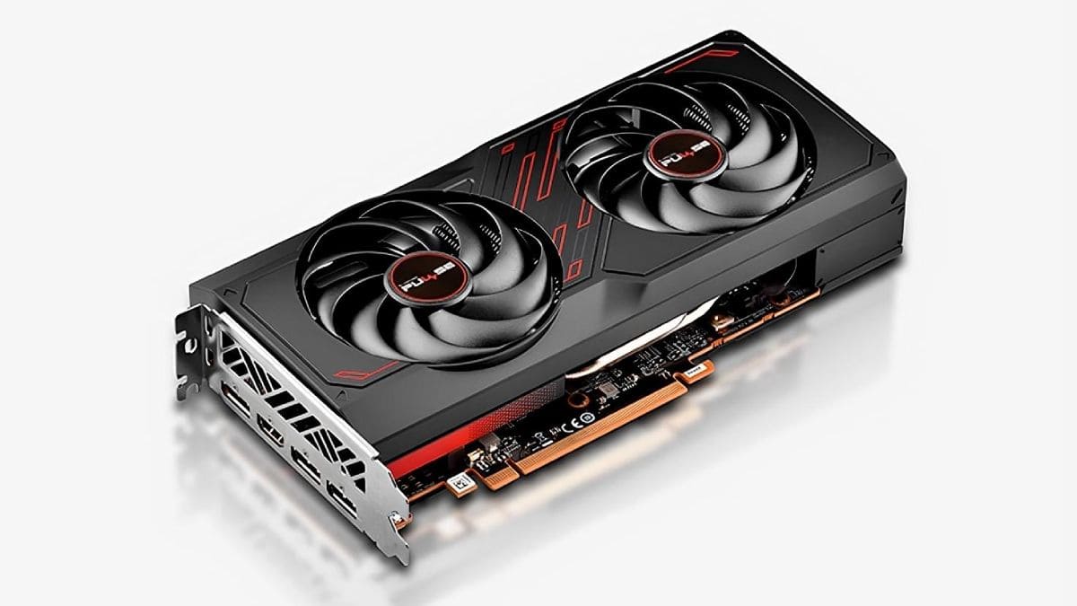 Tarjeta gráfica AMD Radeon RX 7600.