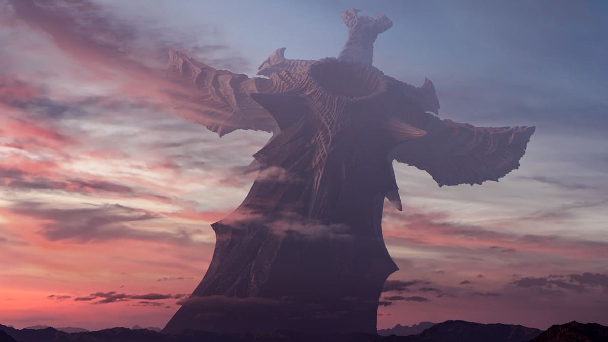 La espada de Sargeras clavada en Azeroth.