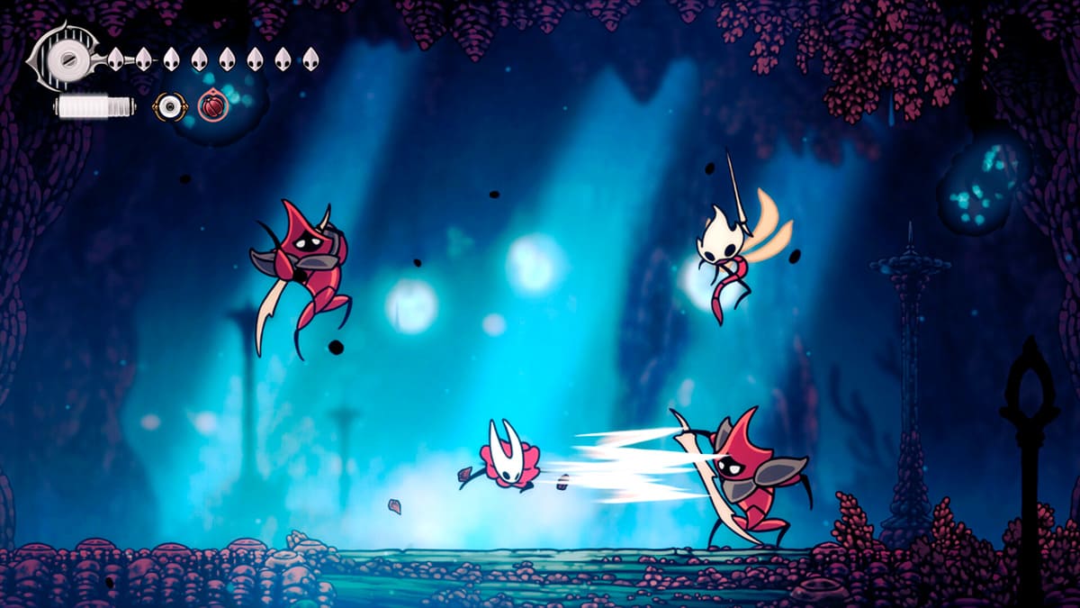 Combate en Hollow Knight: Silksong