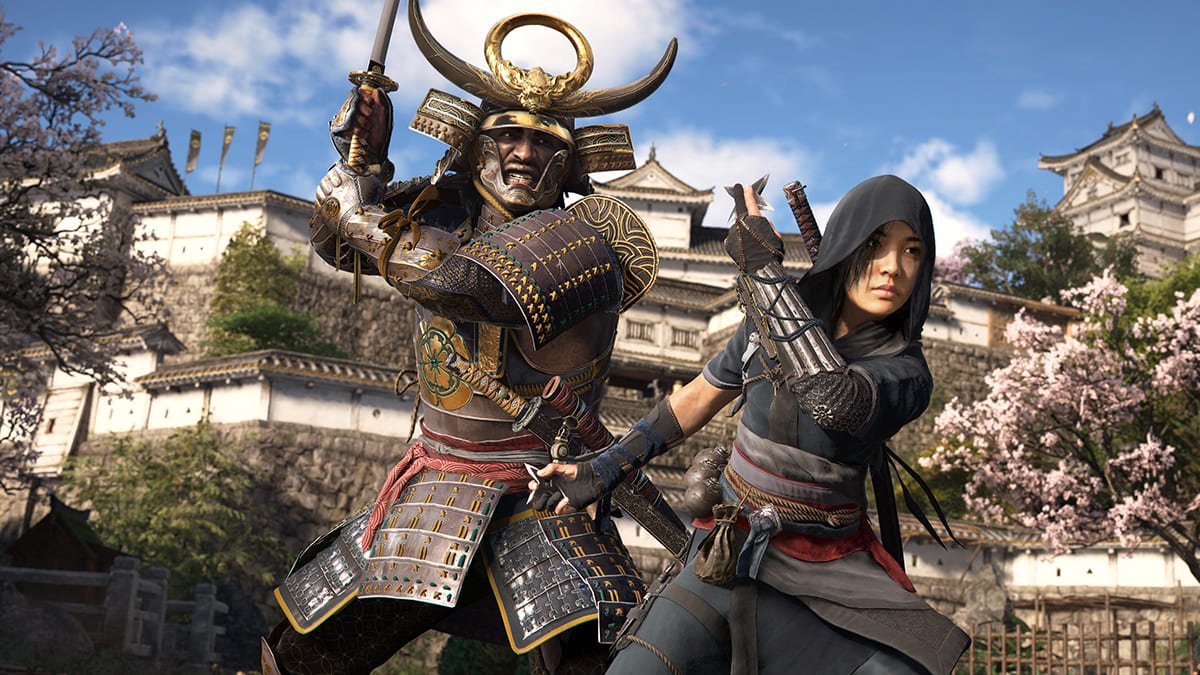 Los protagonistas de Assassin's Creed Shadows: el samurai Yasuke y la shinobi Naoe.