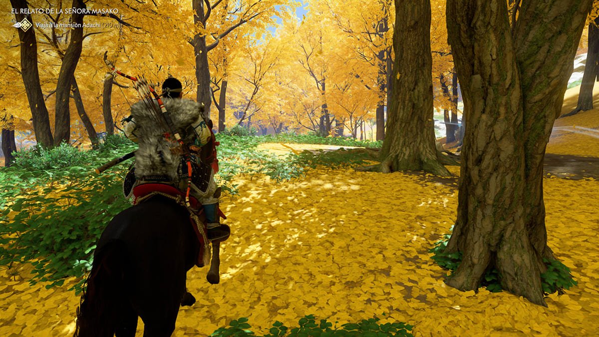 Paisaje de otoño en Tsushima.