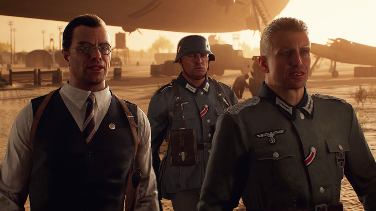 Oficiales nazis en Indiana Jones y el Gran Círculo.