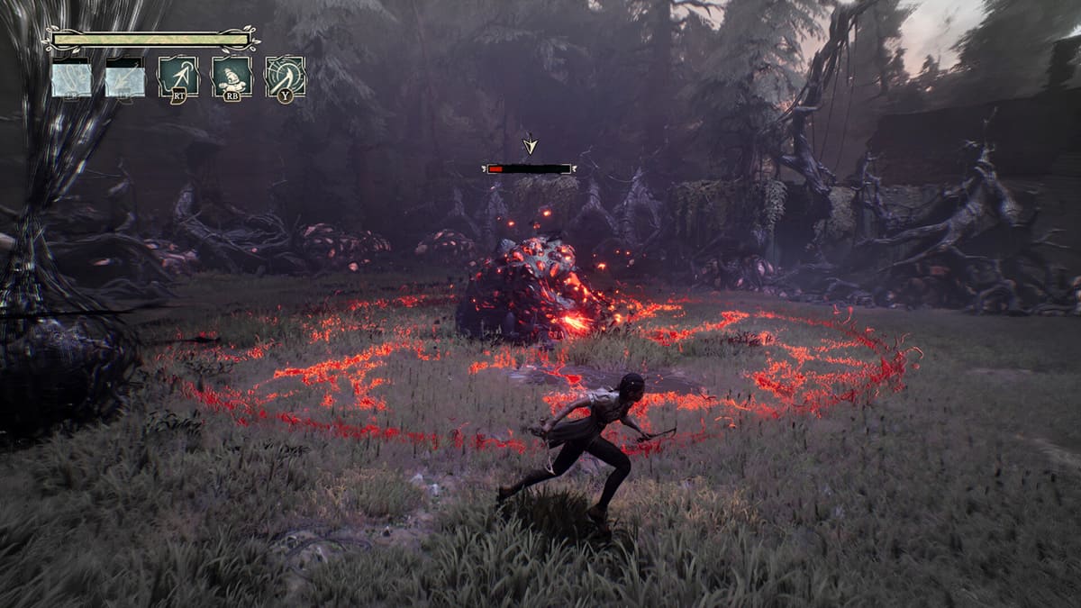 Combate en el videojuego South of Midnight.