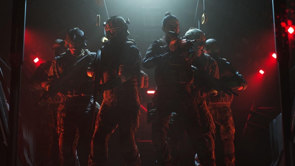 Grupo de fuerzas especiales en el juego MindsEye.