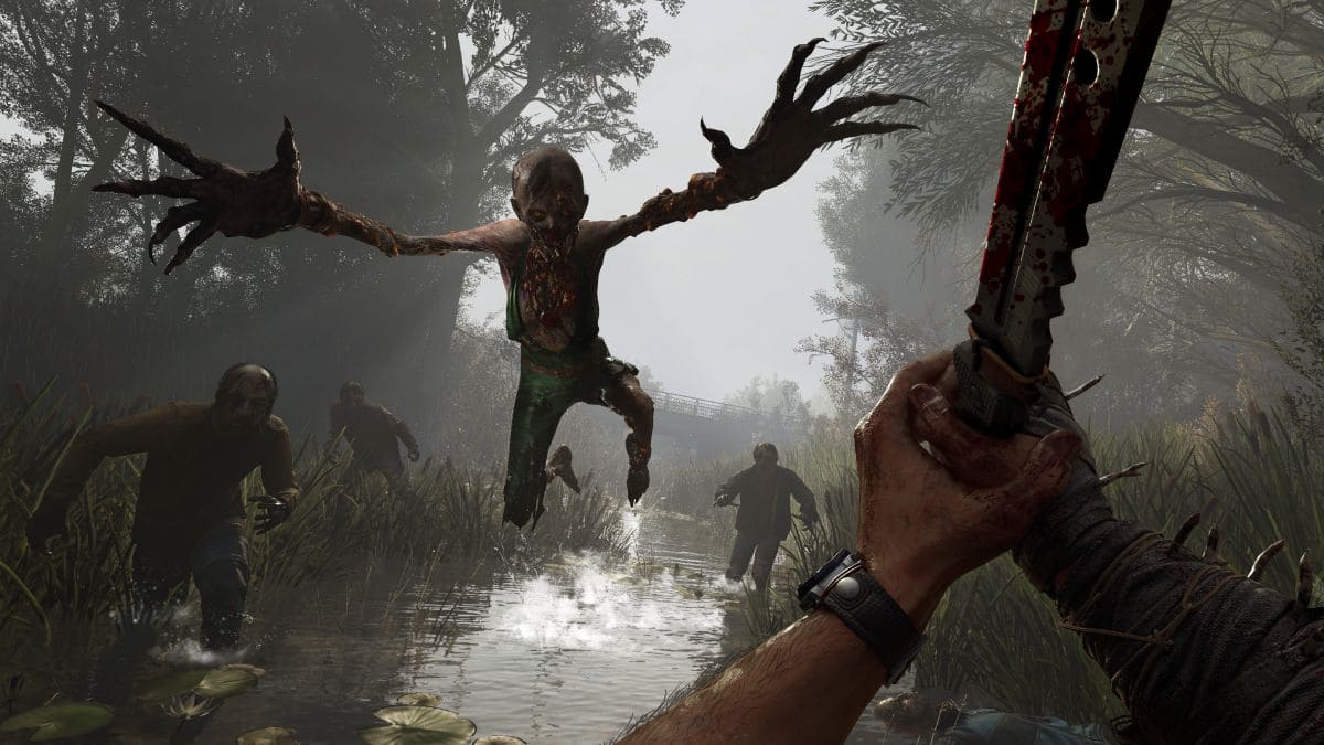 Zombis en el juego Dying Light: The Beast.