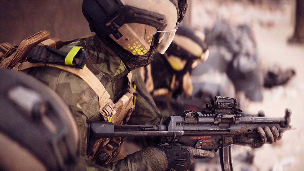 Soldados se preparan para la batalla en Battlefield 6