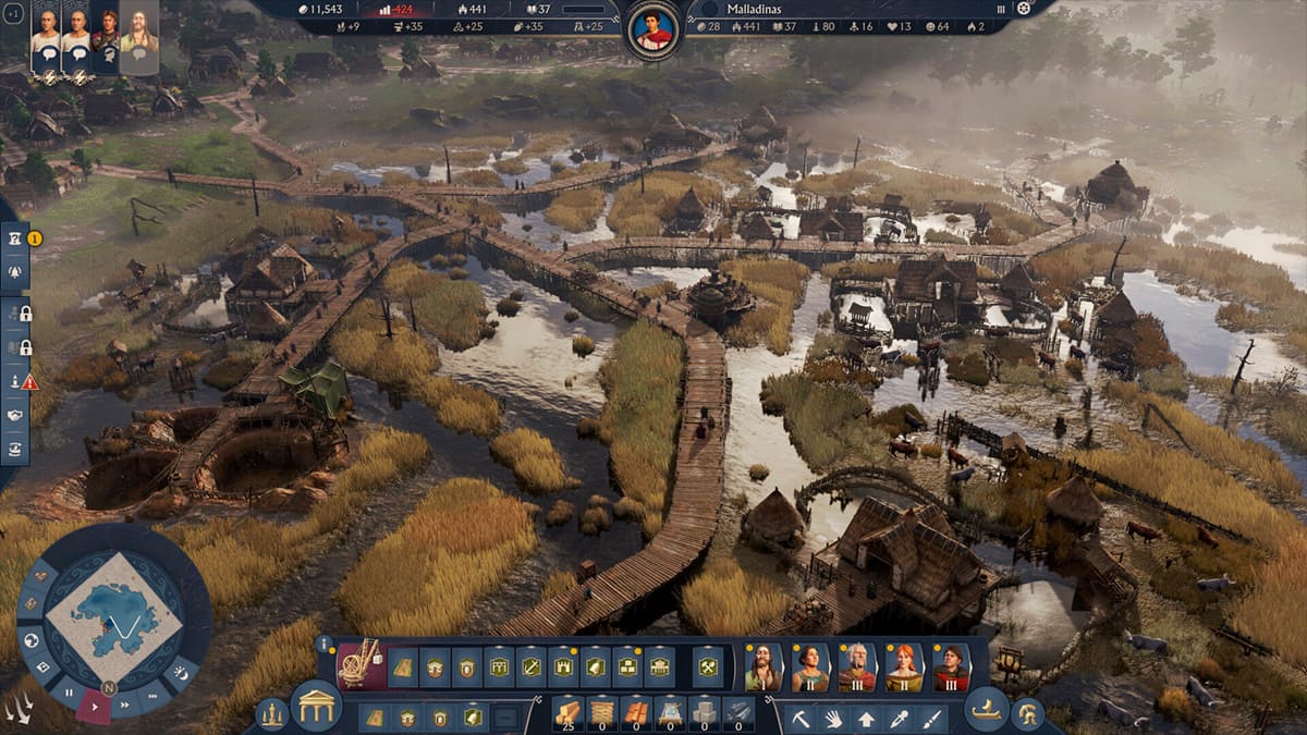 Ciudad celta en Anno 117: Pax Romana