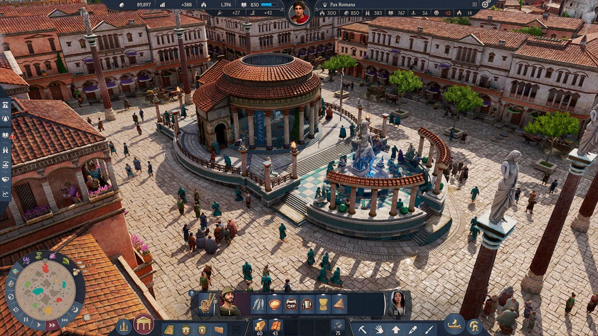 Ciudad del Imperio Romano en Anno 117: Pax Romana