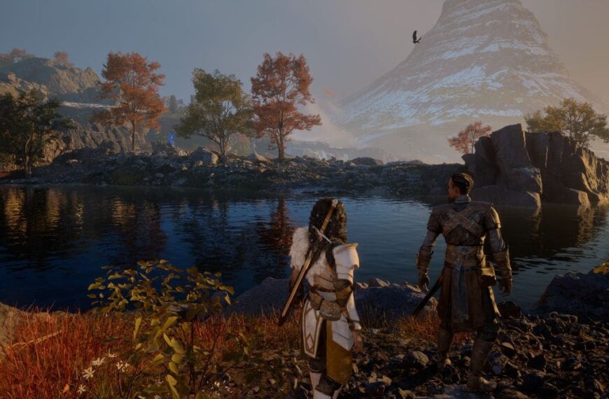 Ryn y su hermano contemplan el paisaje en Echoes of the End