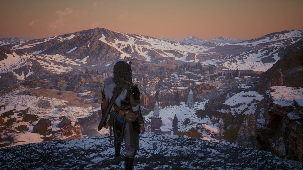 Escenario nevado de Echoes of the End