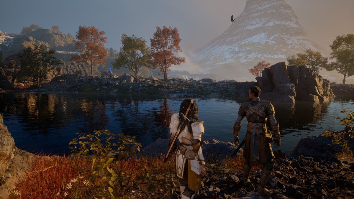 Ryn y su hermano contemplan el paisaje en Echoes of the End